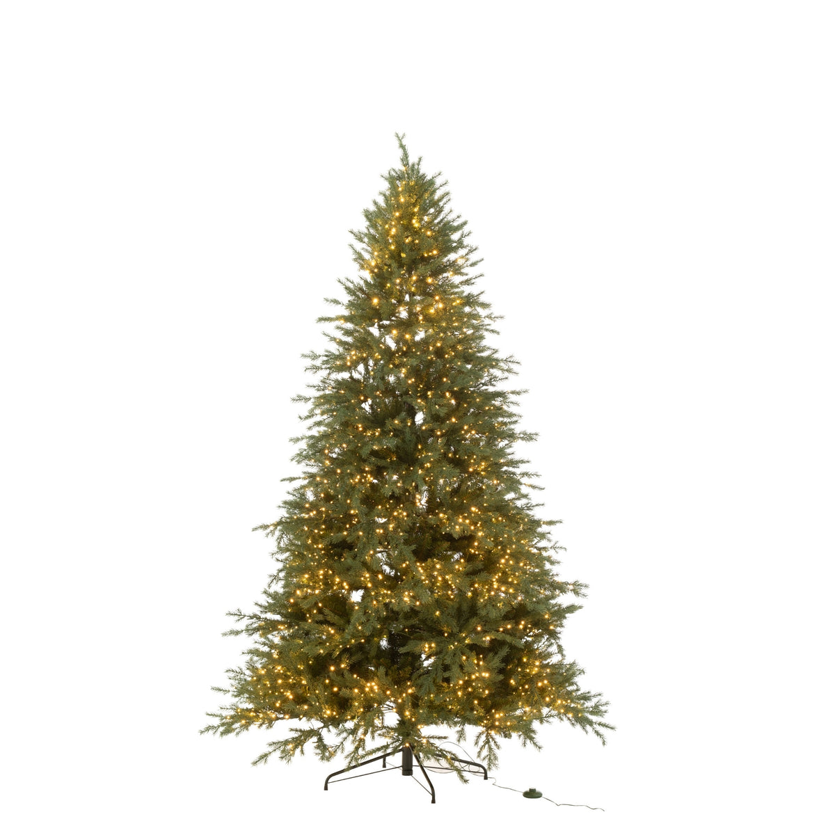 Albero di Natale 3000 LED Artificiale Verde Scuro Large H225cm J-Line