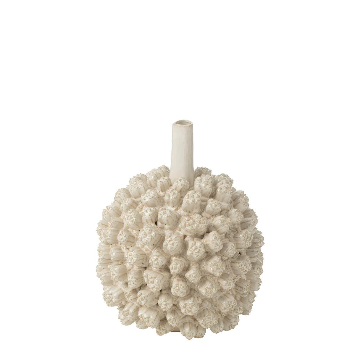 Set di 2 vasi Saki in ceramica bianca J-Line