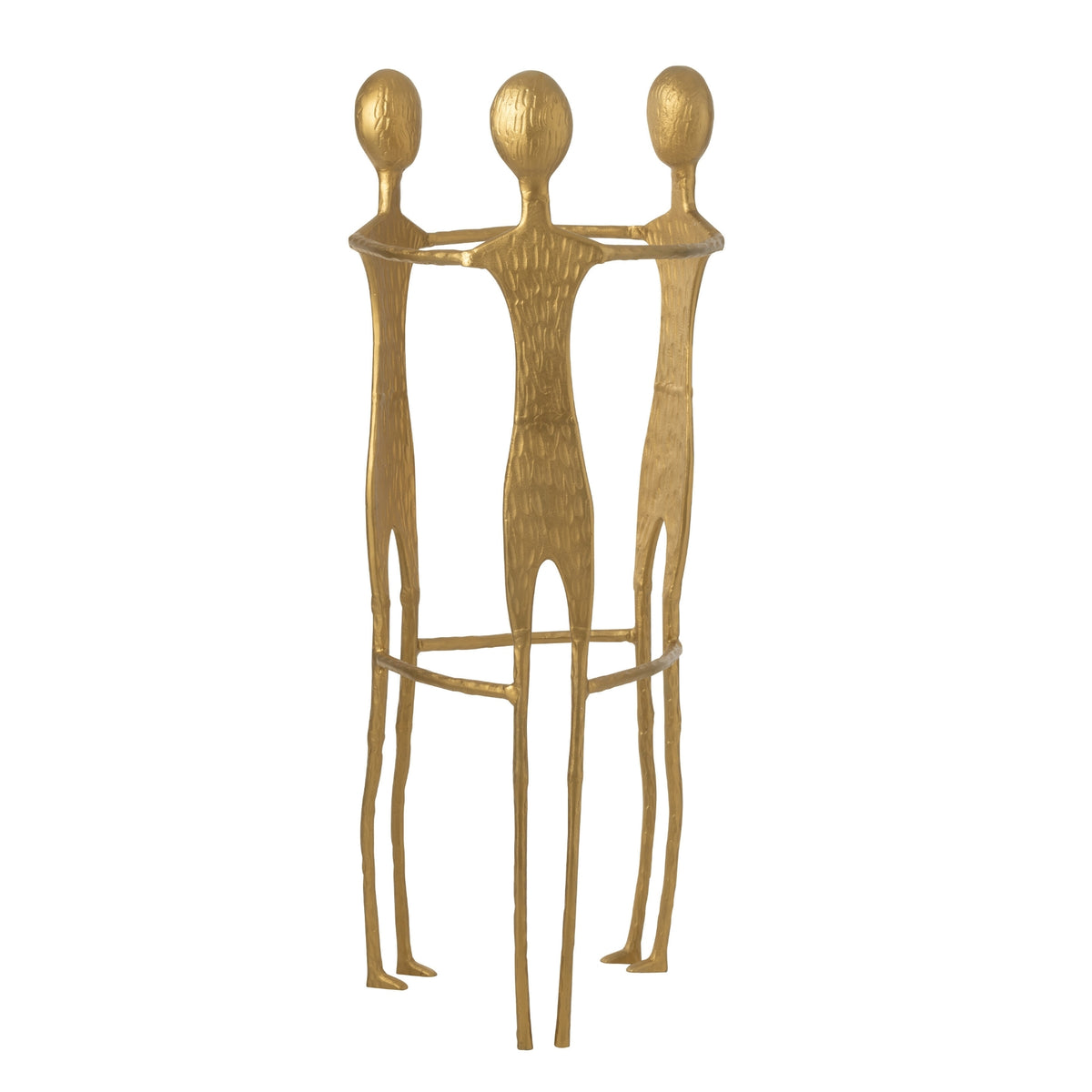 Figura 3 Uomo Acciaio Inox Oro H150cm J-Line