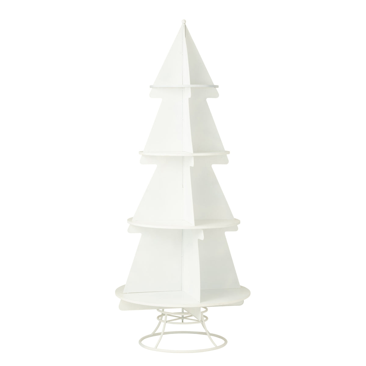 Albero di Natale Display Metallo Bianco Large J-Line