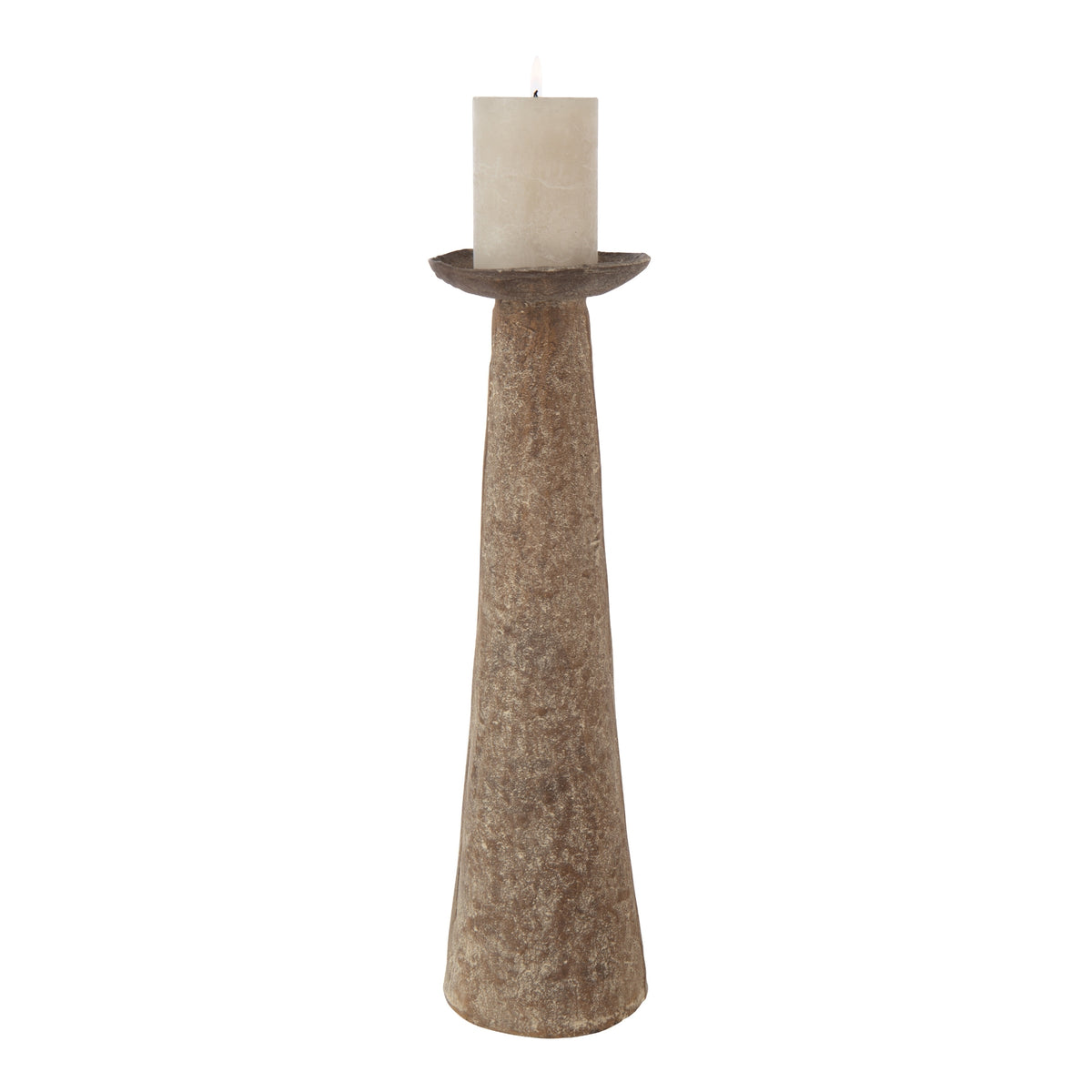 Set di 2 candelabri marroni J-Line