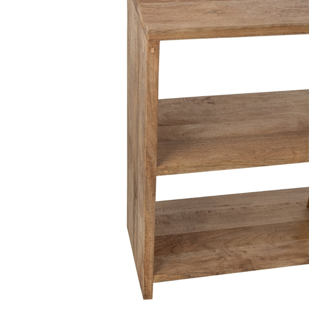 Libreria in legno di mango naturale J-Line