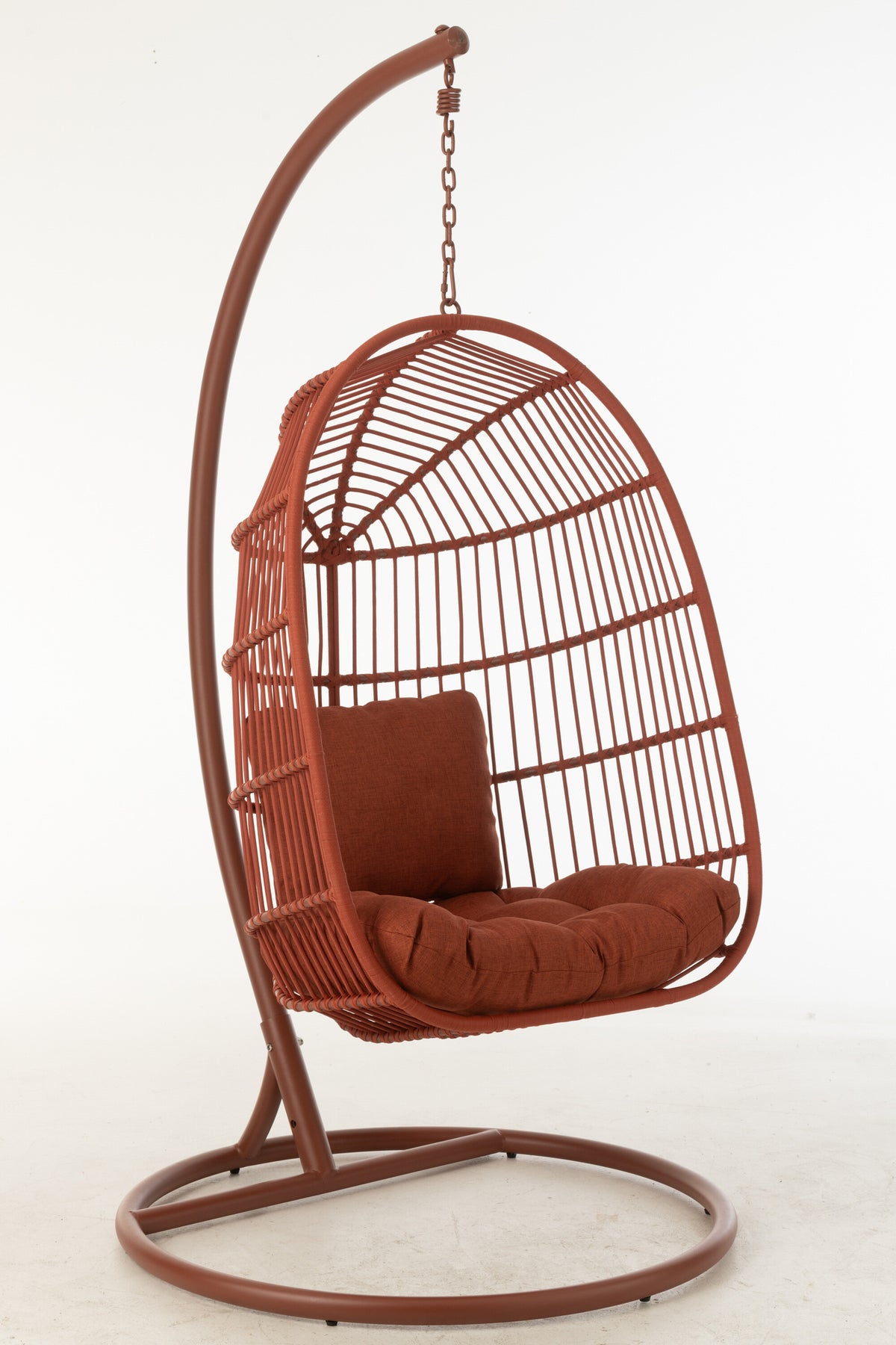 Sedia sospesa Egga Metallo/Corda Rossa J-Line