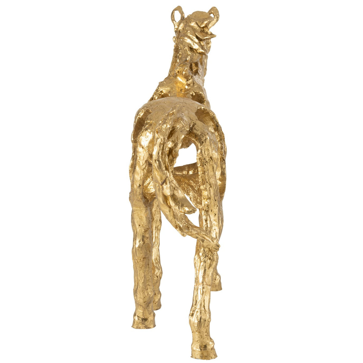 Cavallo Corrente Poliresina Color Oro Large J-Line