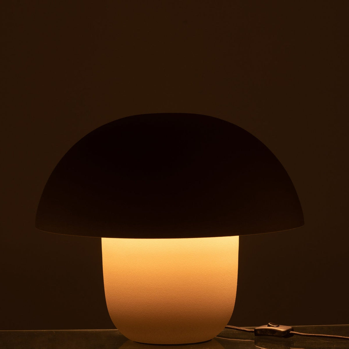 Lampada da tavolo Metallo Tortora Media J-Line