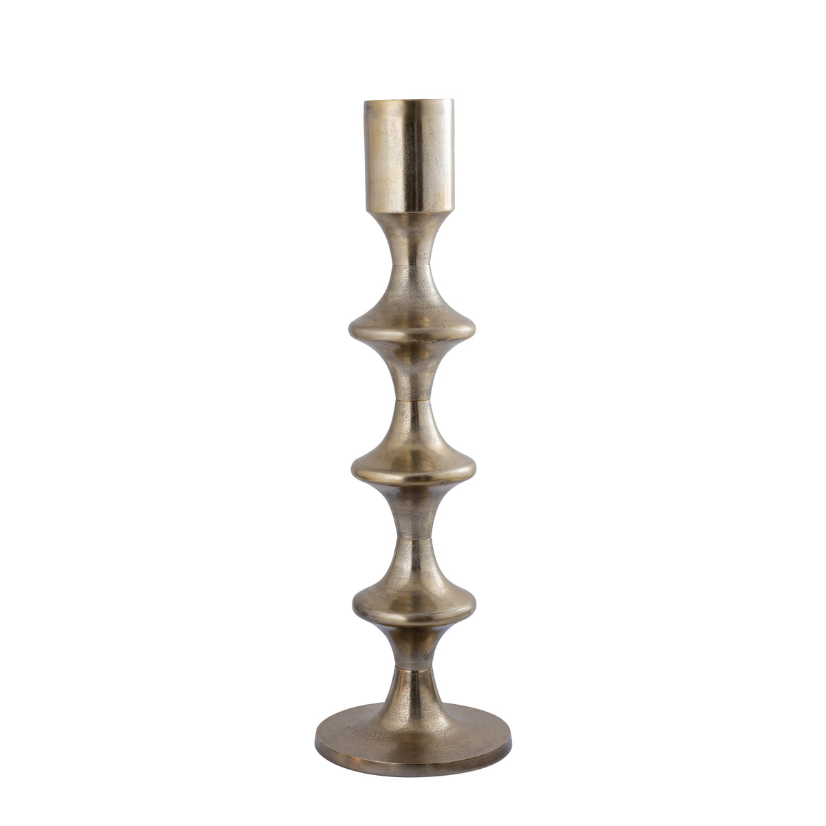 Taika Gold alu rotondo Candelabro tabs H92cm PTMD