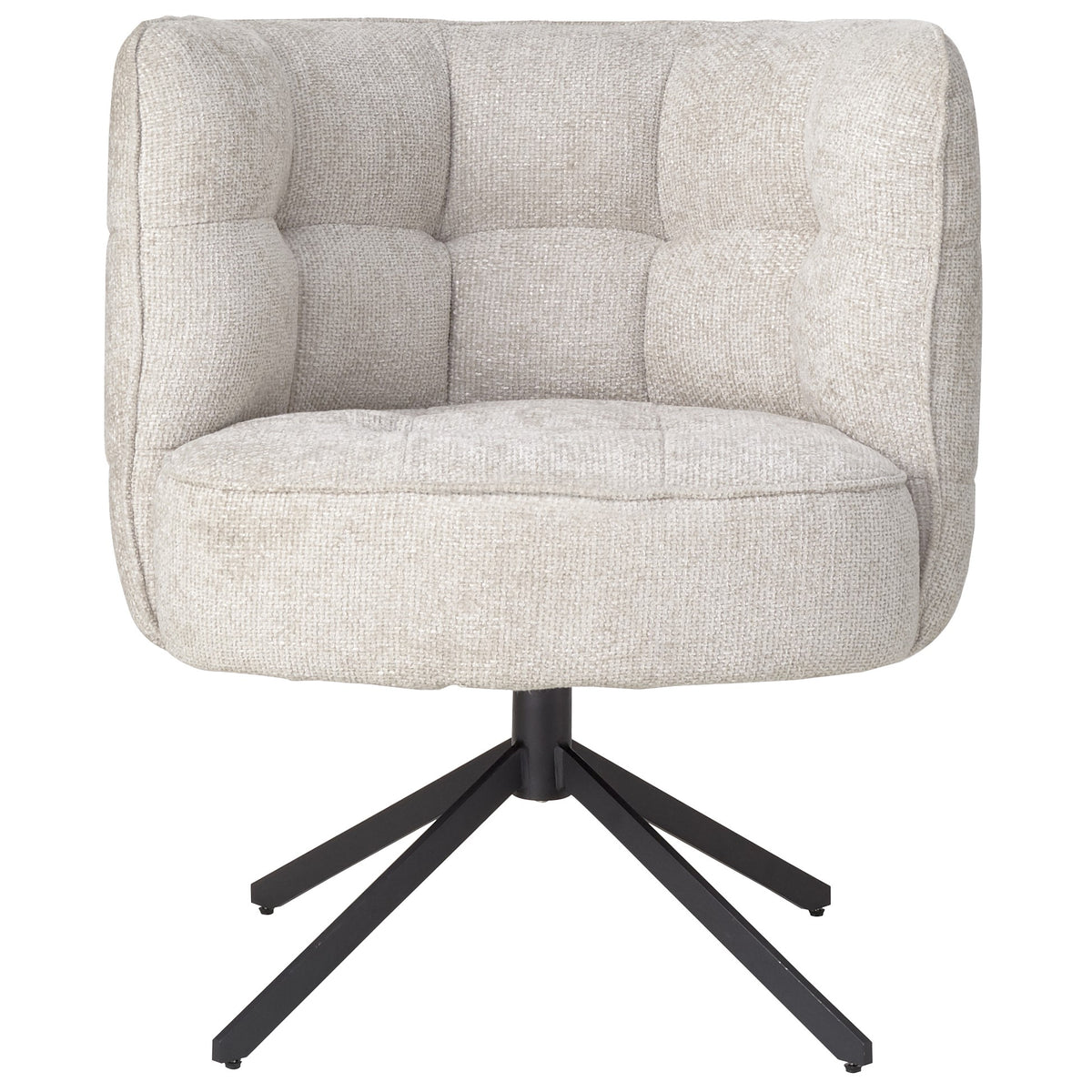 Sedia da pranzo Odin Cream legacy 15 nero tortora gambe PTMD