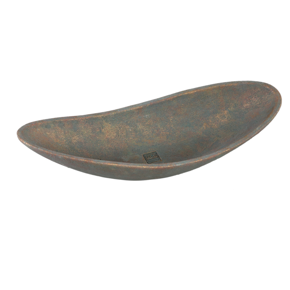 Ciotola Dawer in cemento grigio, forma organica L PTMD