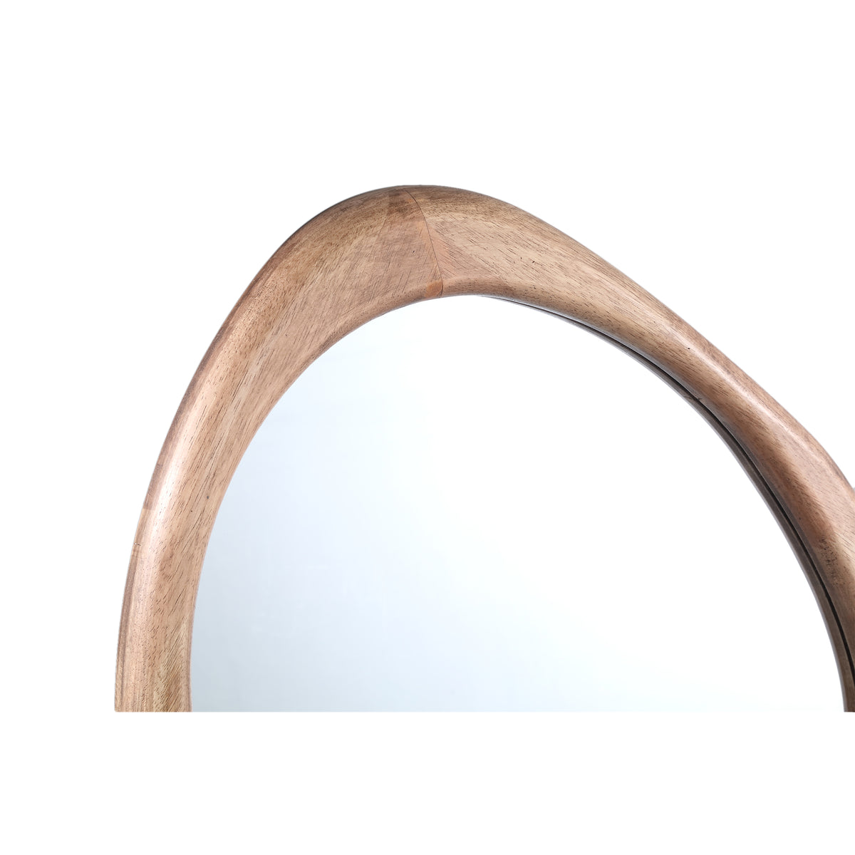 Neelix Specchio organico in legno di caucciù naturale S PTMD