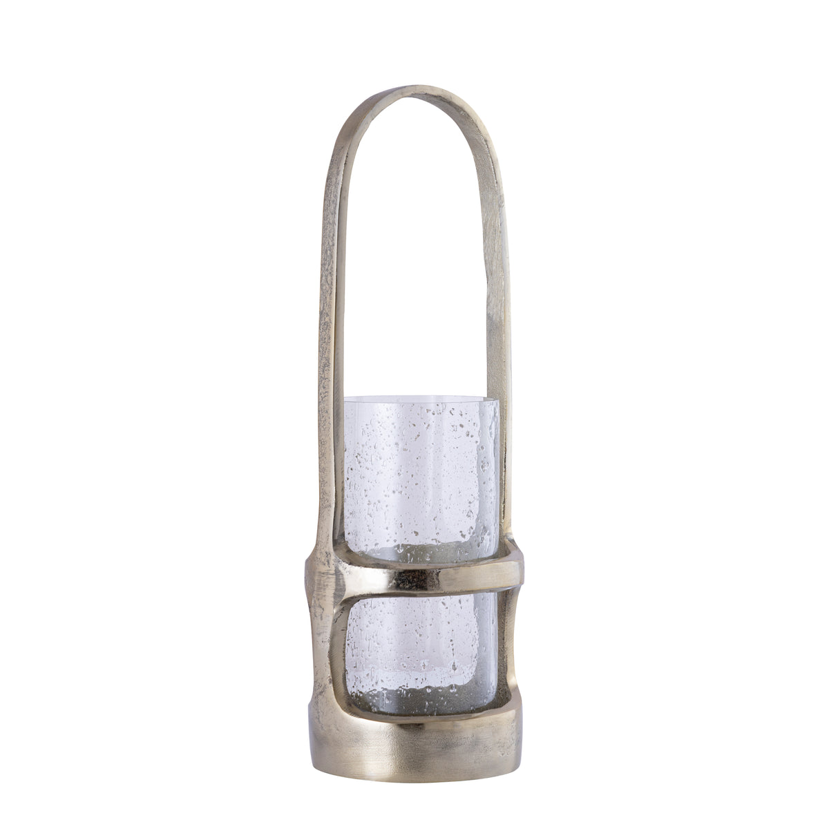 Lanterne Rahana L - 15x15x49 cm - Alluminio - Oro PTMD