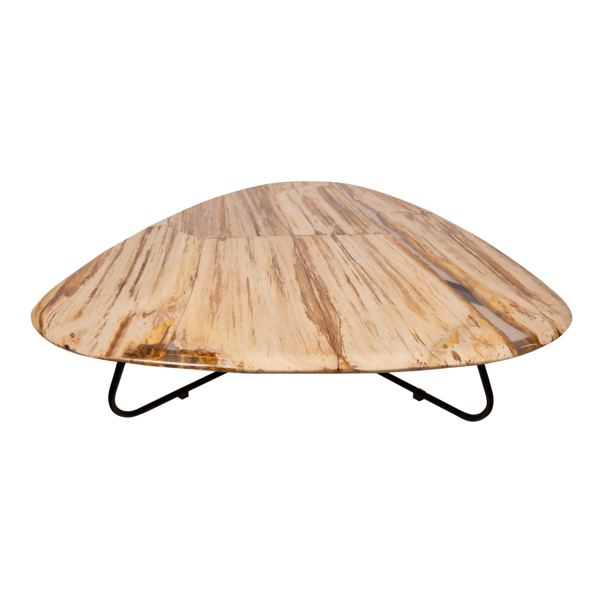 Tavolino Deeba in legno pietrificato 130 PTMD