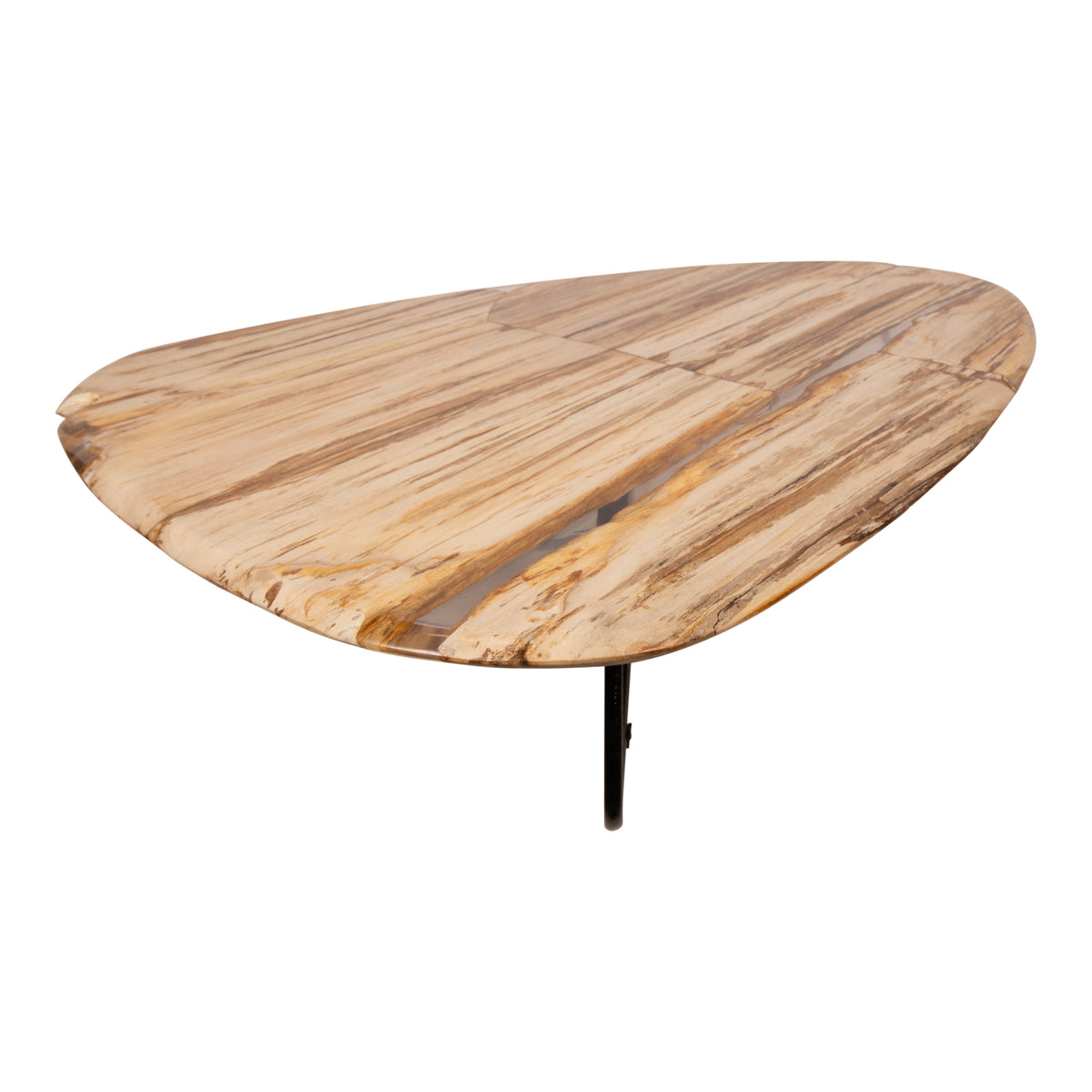 Tavolino Deeba in legno pietrificato 130 PTMD