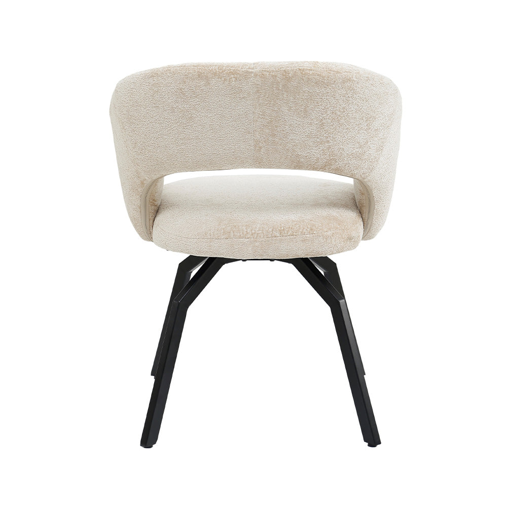 Sedia da pranzo Aranea beige Symphony 3 PTMD