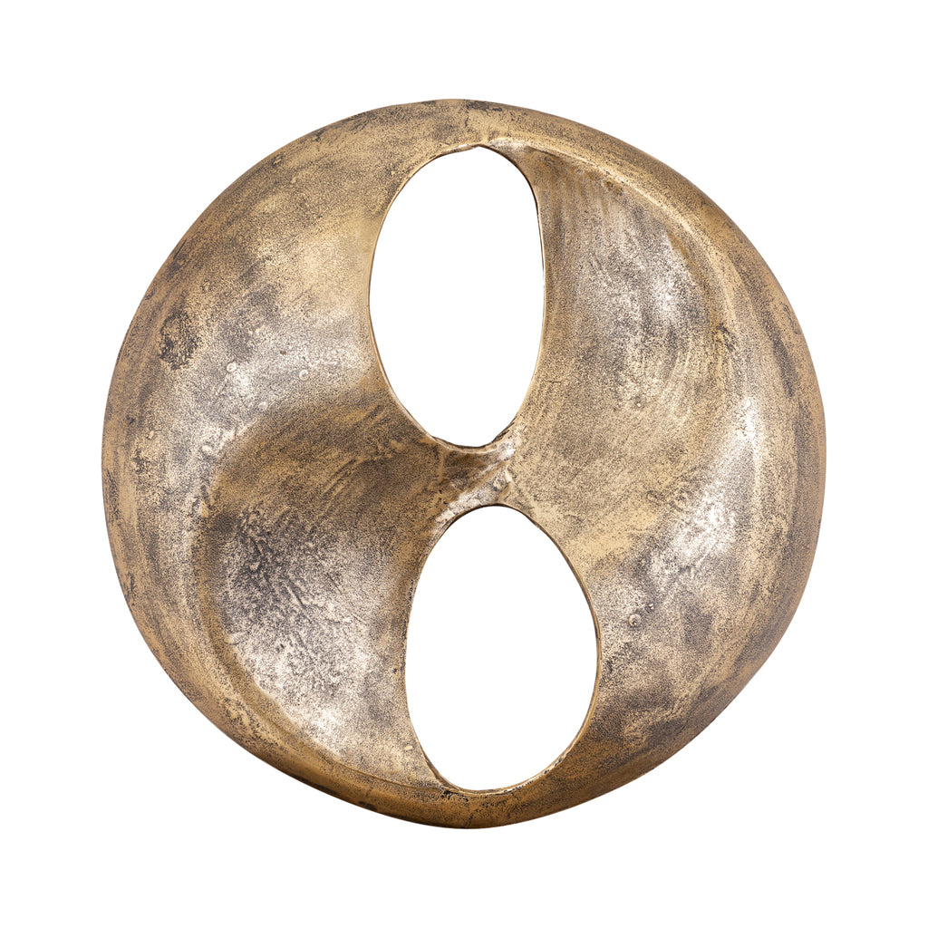 Pannello da parete Deuie L - 70x10x70 cm - Alluminio - Ottone PTMD