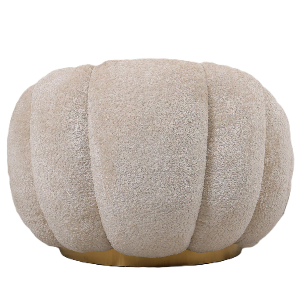 Poltrona girevole Daisy Crema Euphoria PTMD