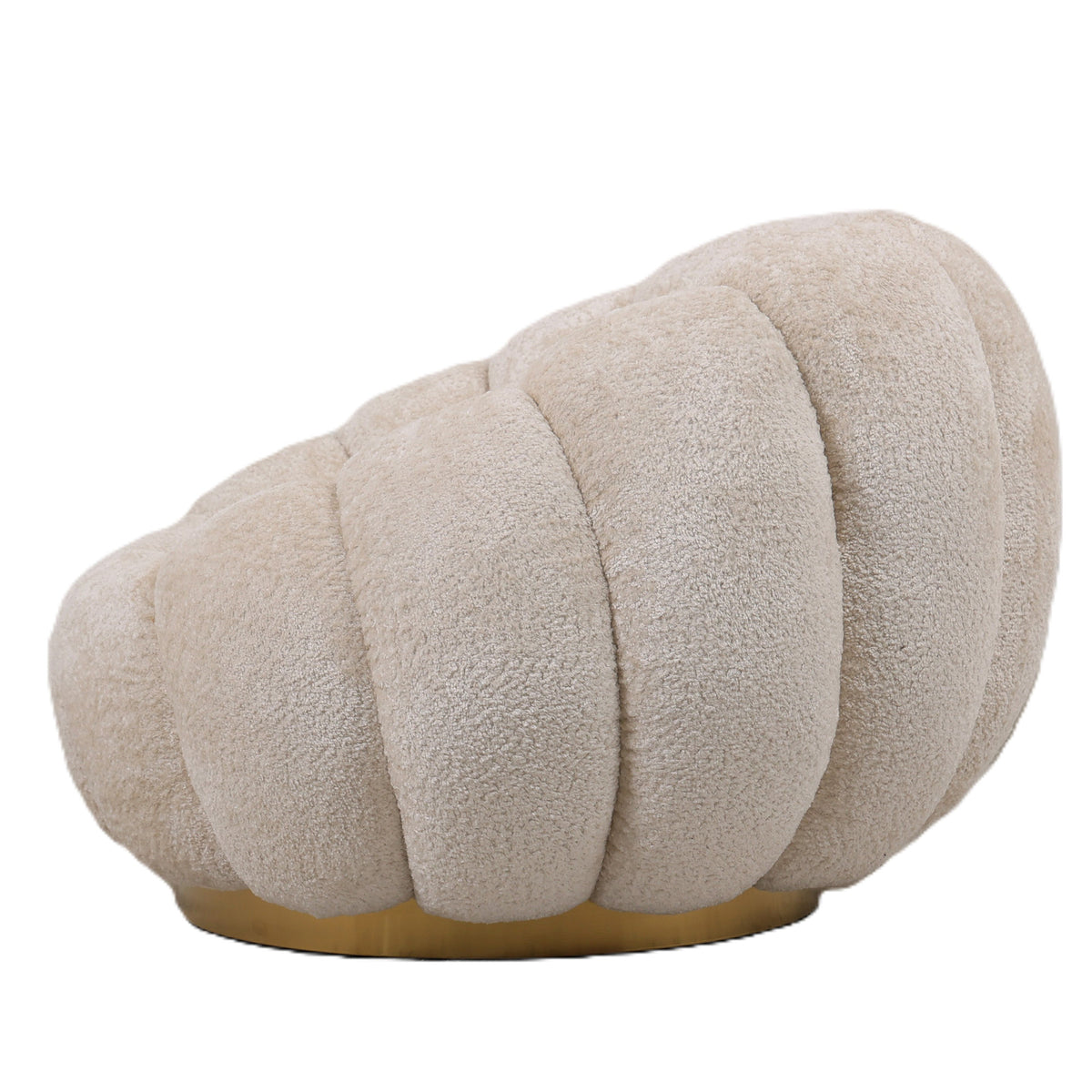 Poltrona girevole Daisy Crema Euphoria PTMD