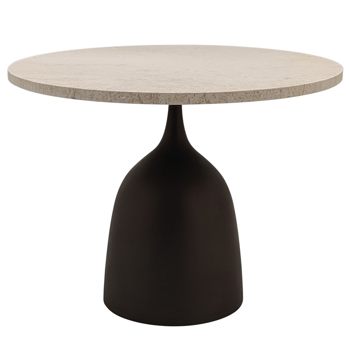 Tavolino Patras Beige Marmo Rotondo Ø60cm PTMD