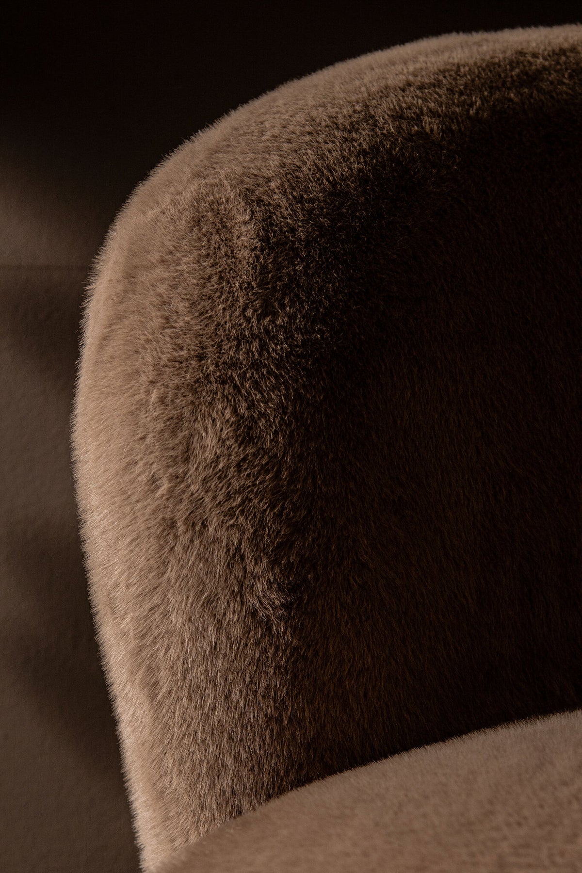 Poltrona Aphrodite Mocca Fur PTMD