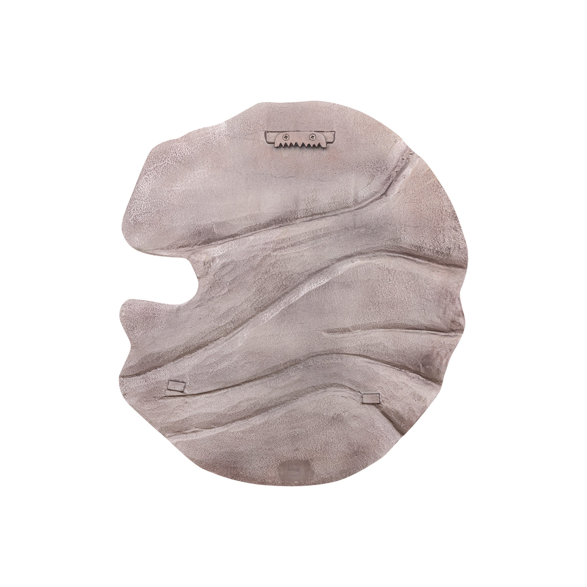 Pannello da parete Samraj in alluminio con finitura bronzo, struttura ondulata PTMD