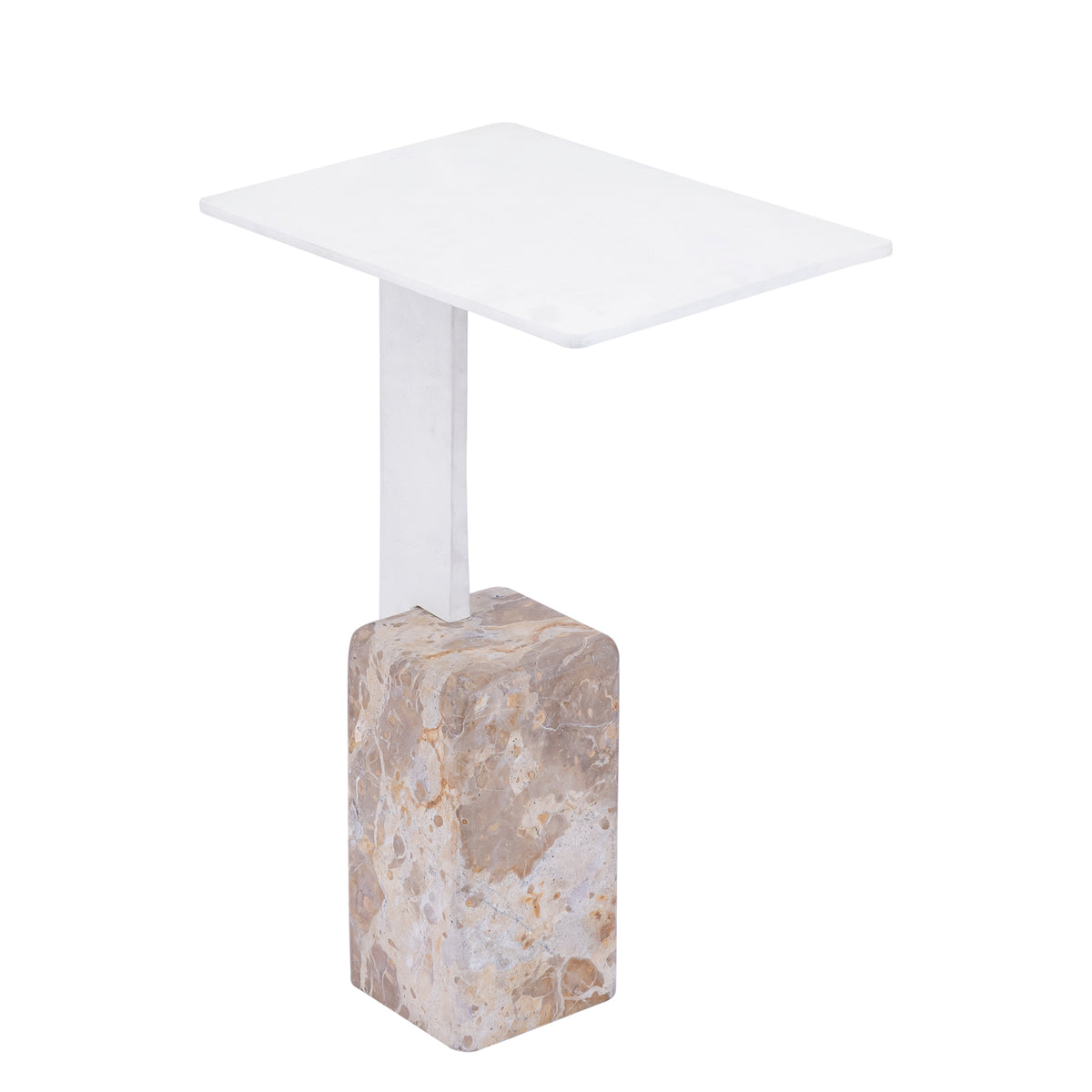 Tavolino Ebe Beige Marmo Rettangolare PTMD