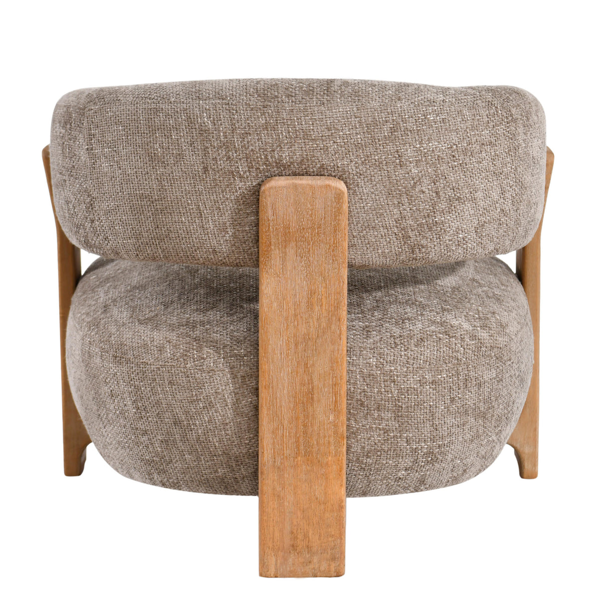 Poltrona Mire Taupe Legacy 3 Mink Legno di caucciù PTMD