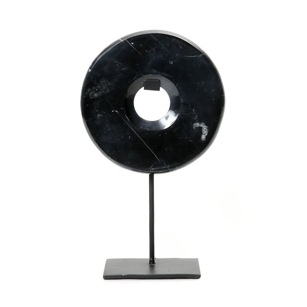 Il Disco di Marmo su Supporto Nero Medio Bazar Bizar