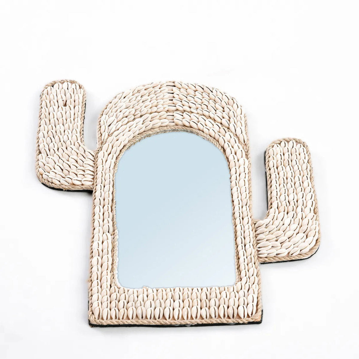 Lo specchio Cactus Shell - Bianco 40x38cm Bazar Bizar