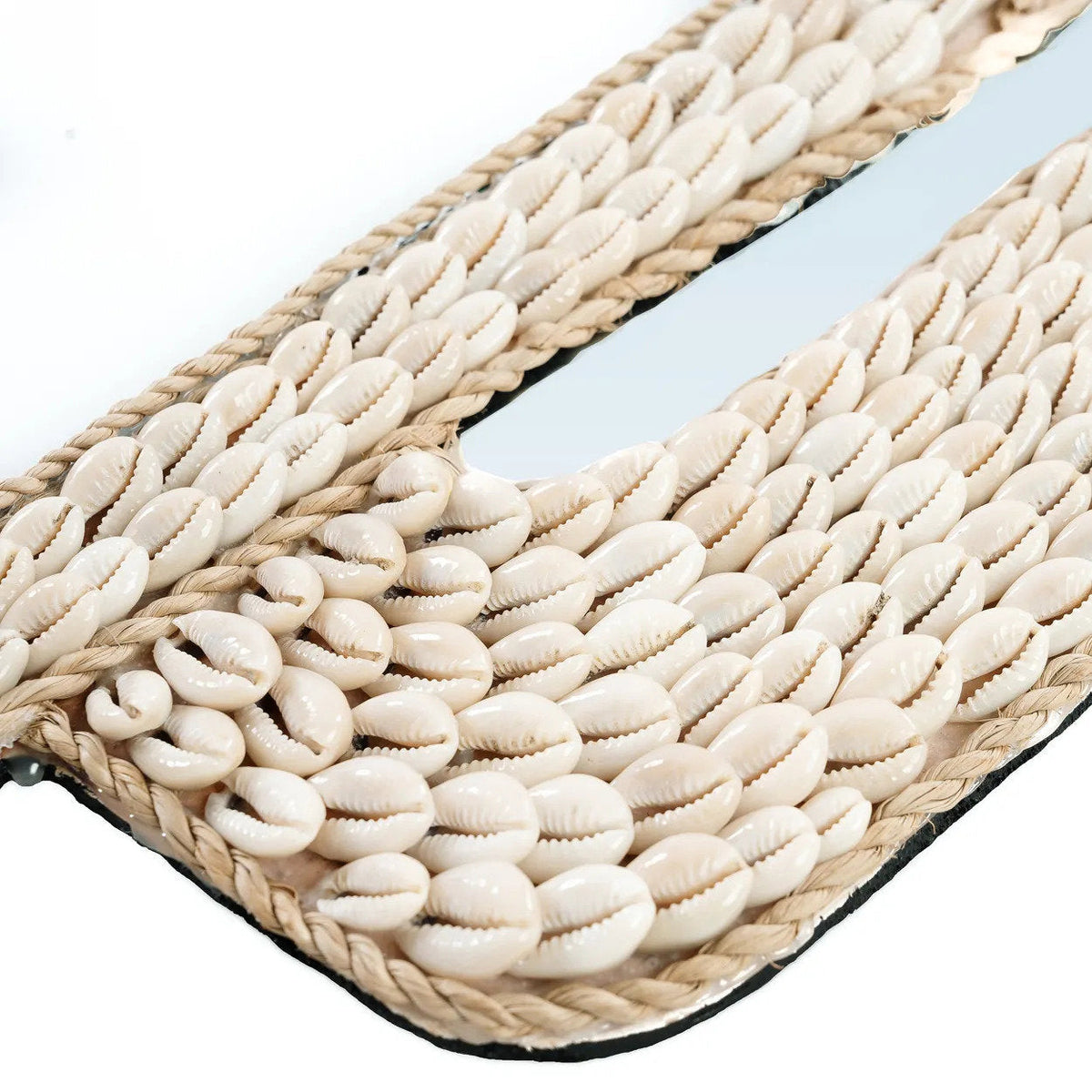 Lo specchio Cactus Shell - Bianco 40x38cm Bazar Bizar