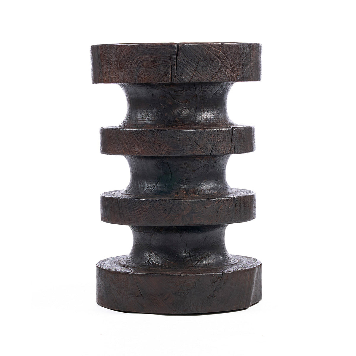 Tavolino Mocha Rings in noce scuro Bazar Bizar