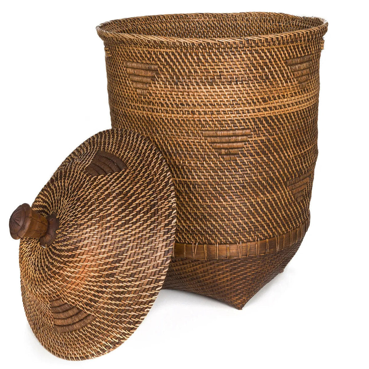 Cestino portabiancheria Colonial Marrone Naturale XL Bazar Bizar
