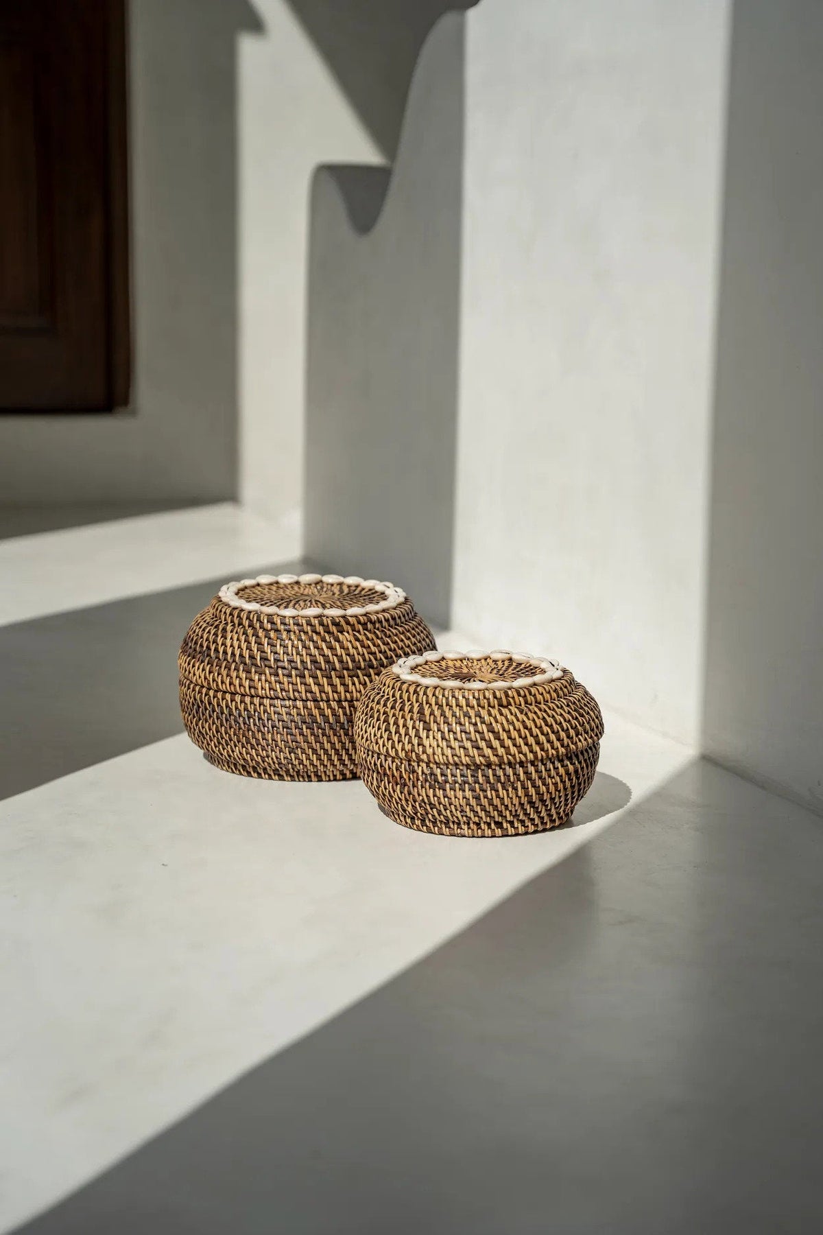 Il Cestino Peek-a-Boo Colonial Naturale Marrone Piccolo Bazar Bizar