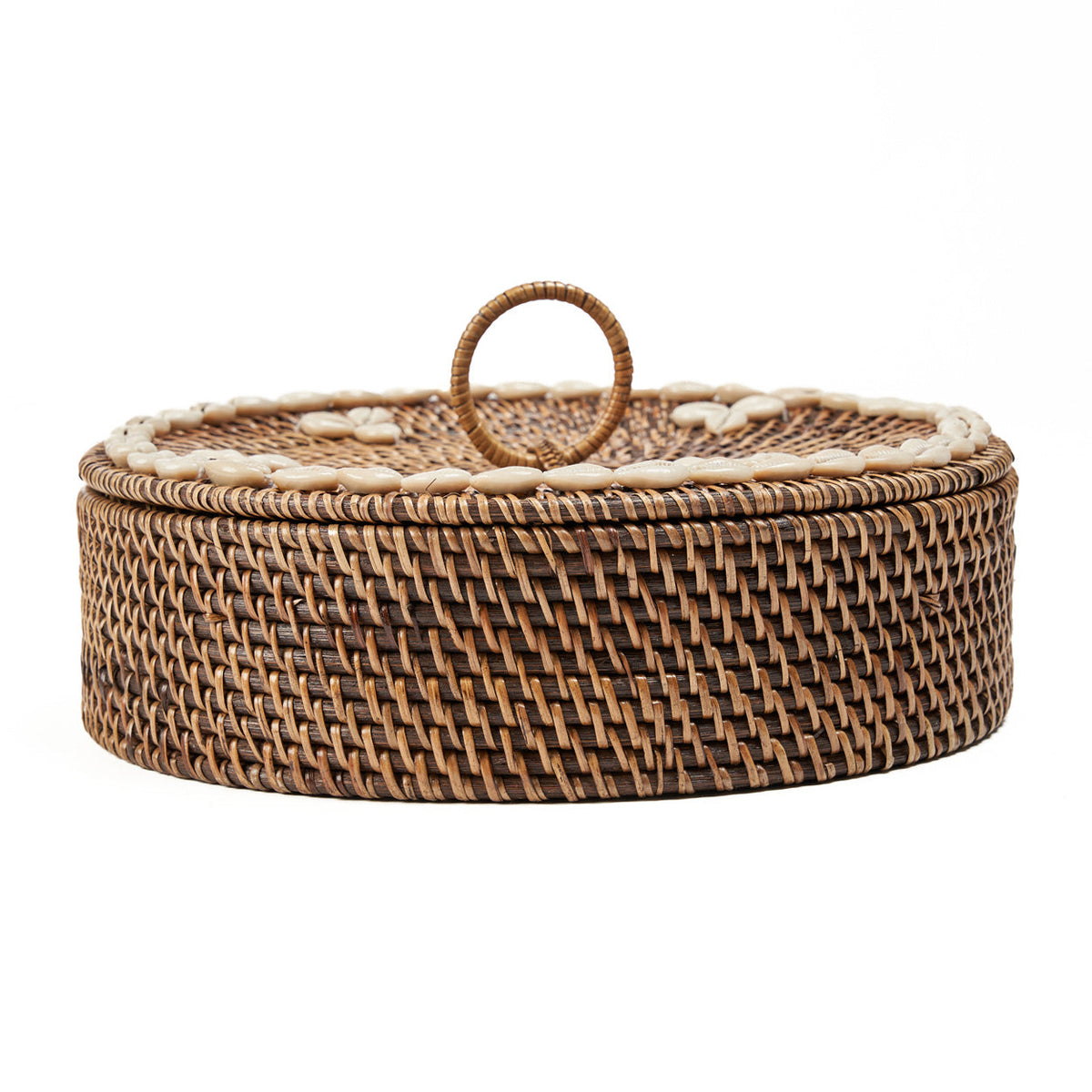 Cestino a Scomparti in Rattan Marrone Naturale Bazar Bizar