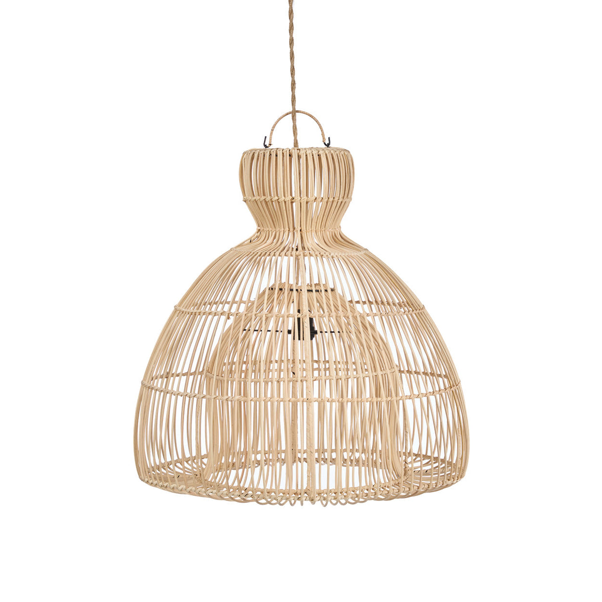 La lampada a sospensione Matcha Whisk Natural Small Bazar Bizar