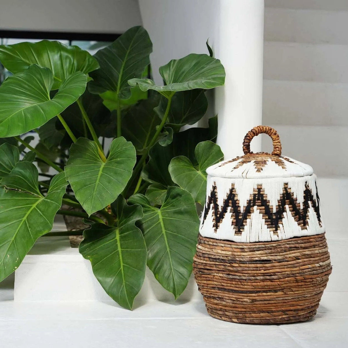 Il Cestino Little Bay Beach Naturale Bianco Medio Bazar Bizzarro