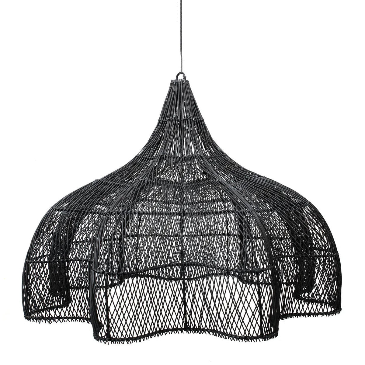 La lampada a sospensione Whipped - Nero - XL Bazar Bizar