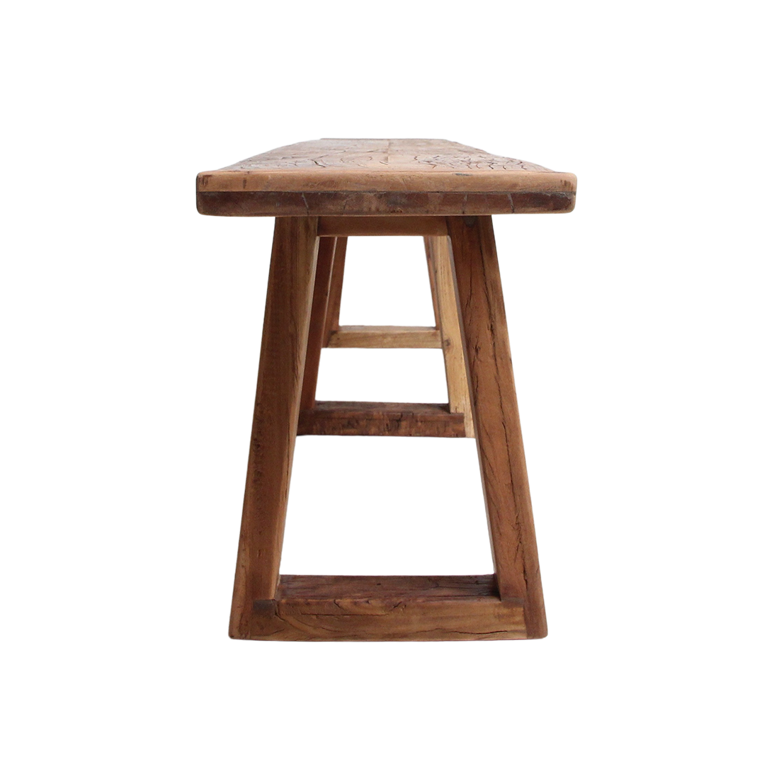 Panca da pranzo in teak Farmwood 220 cm Raw Materials