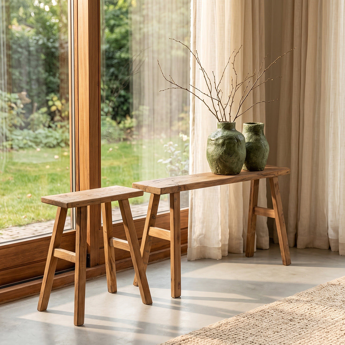 Panca Carpenter Java 80 cm Raw Materials