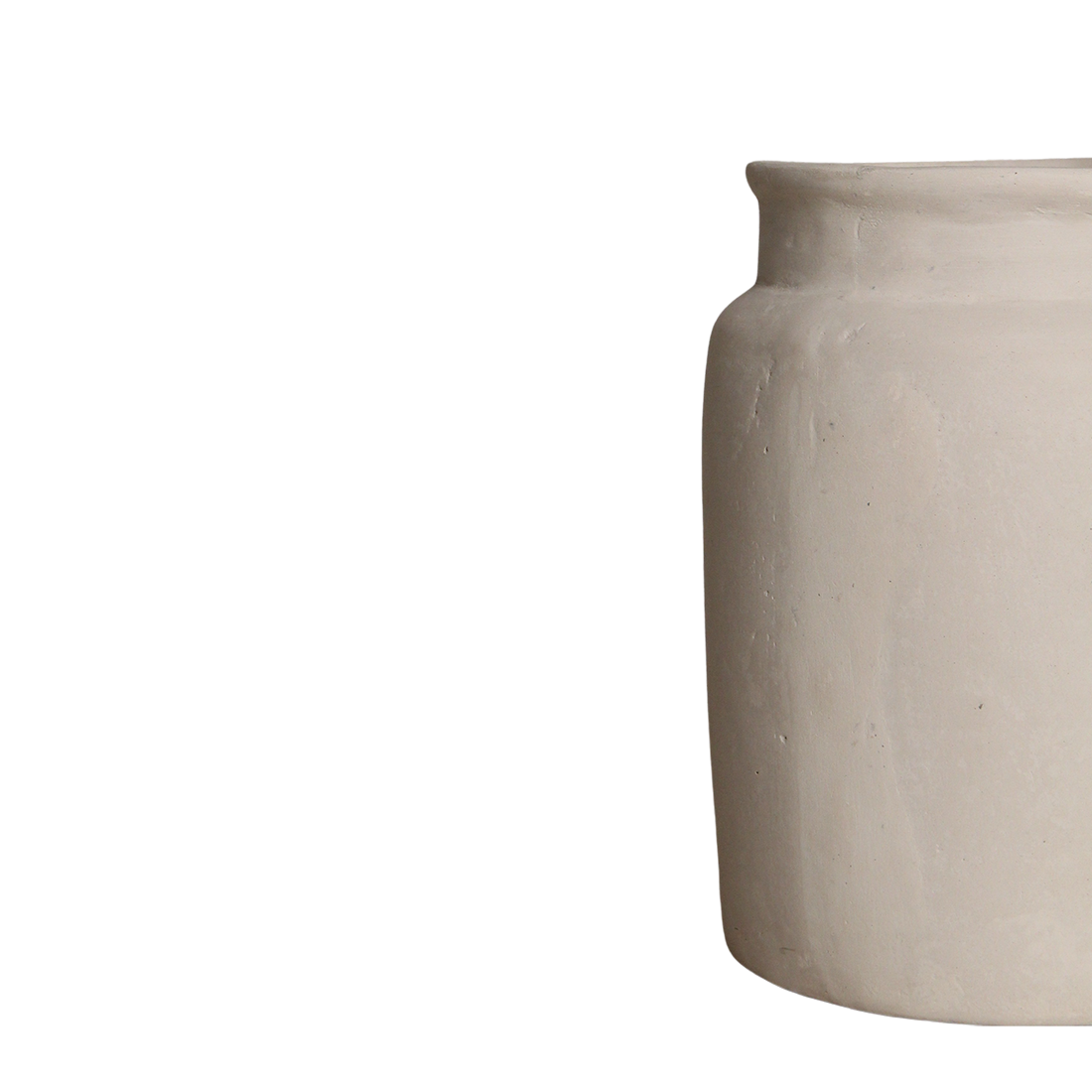 Chalk Vaso Decorativo Mandore Medio Raw Materials