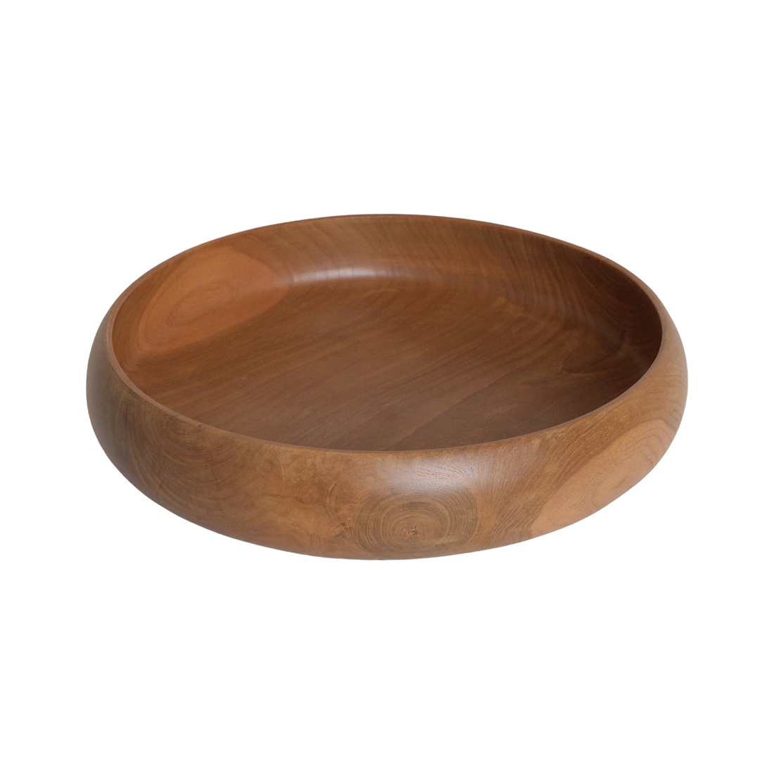 Sera Ciotola in Teak Large Raw Materials