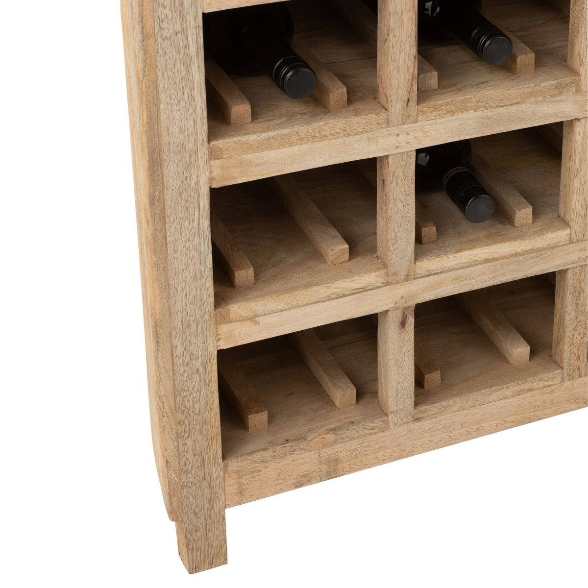 Mobile bar Lounge in legno di mango naturale J-Line