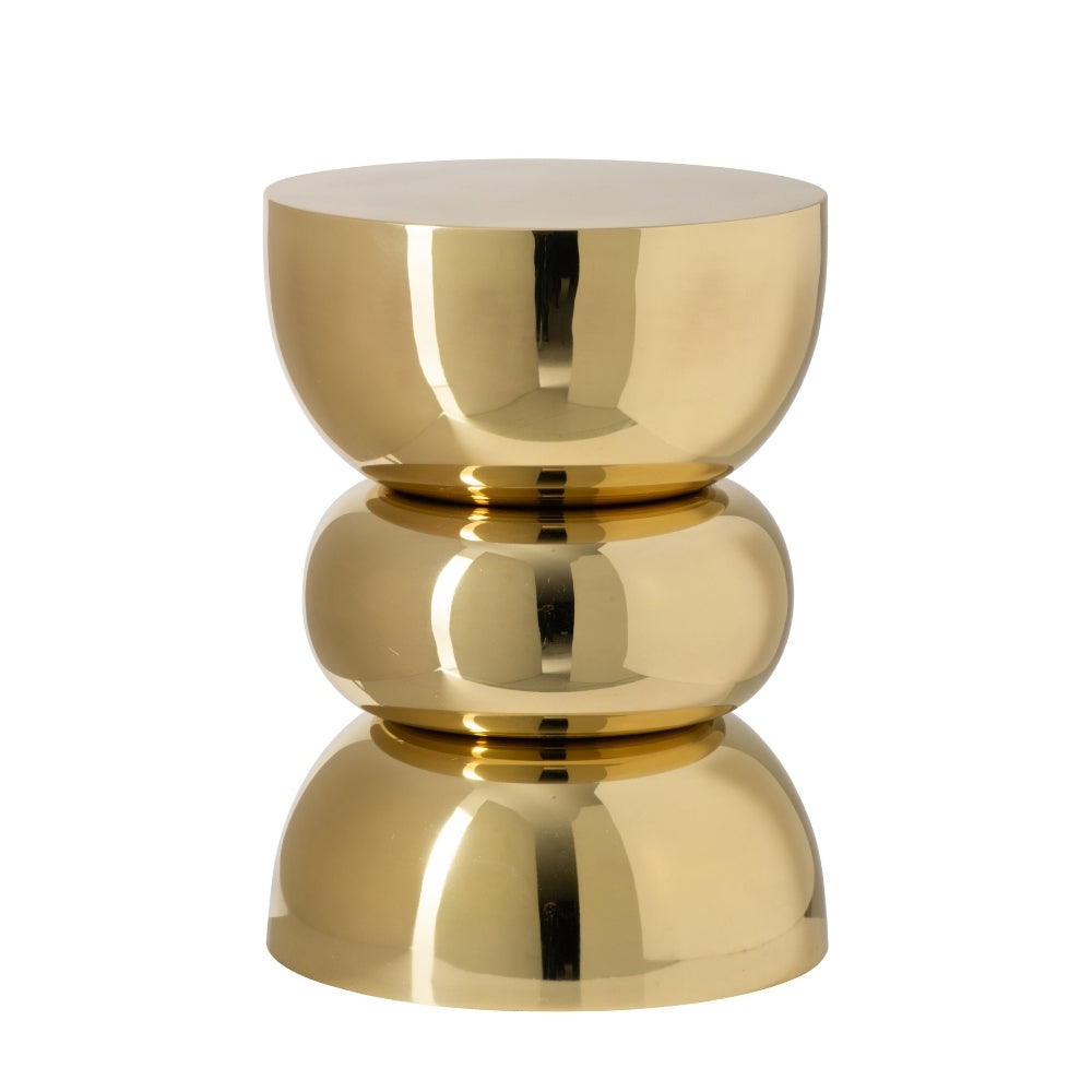 Tavolino Cromato Lucido Oro J-Line