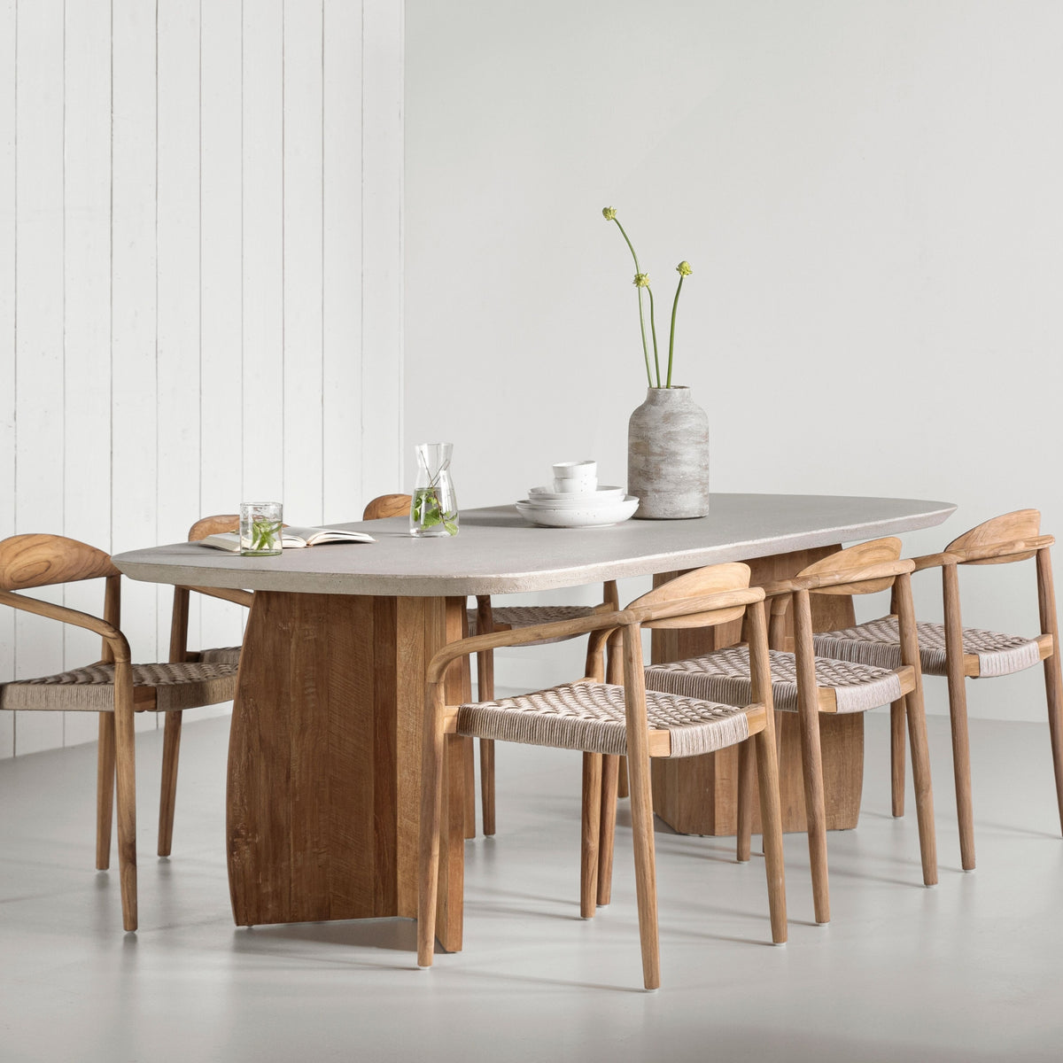 DTP Home Tavolo da pranzo Nova Travertino 220cm