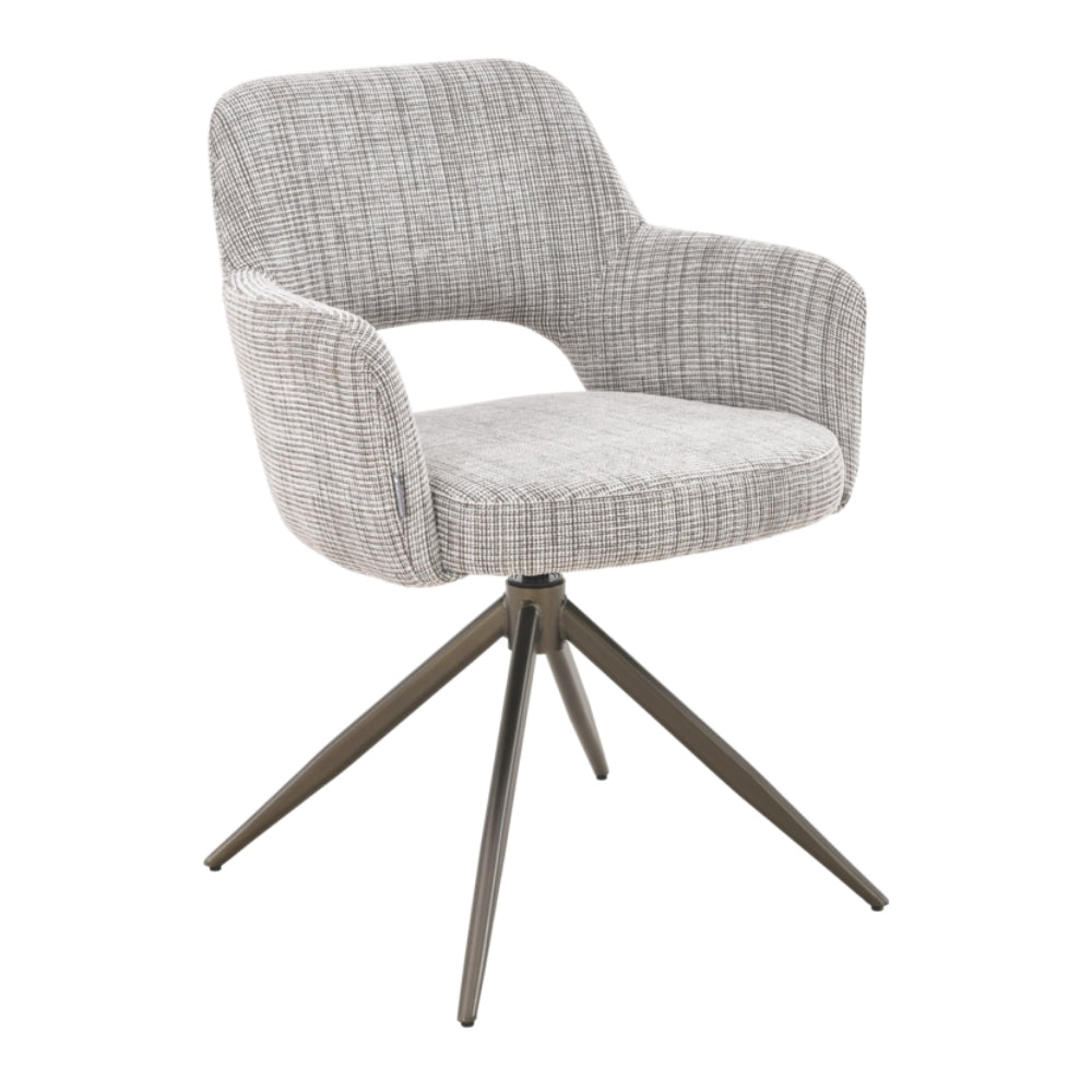 MUST Living Sedia da pranzo girevole DiCaprio Beige