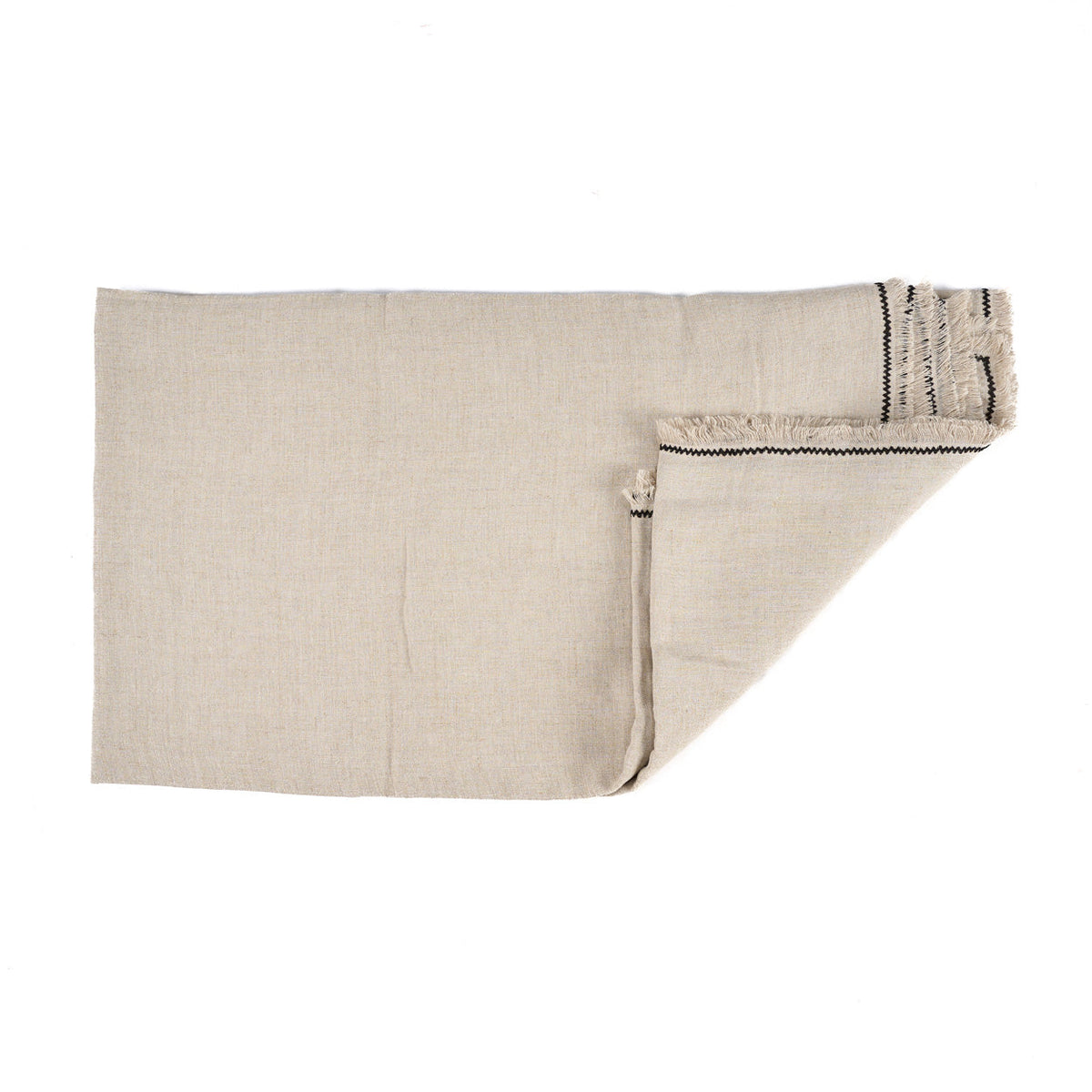 La tovaglia Tuscany Naturale Nero 150x300 Bazar Bizar