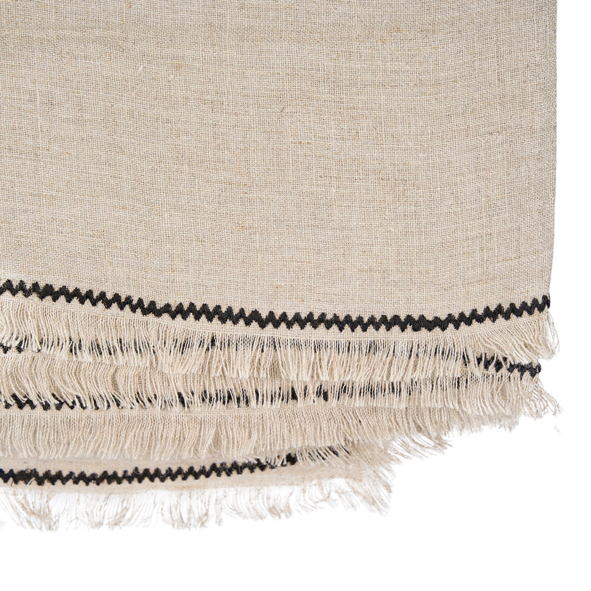 La tovaglia Tuscany Naturale Nero 150x300 Bazar Bizar