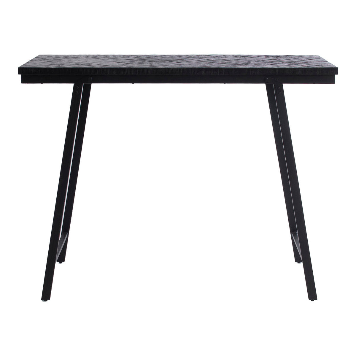 Tavolo Alto Spina di Pesce - Nero - 140