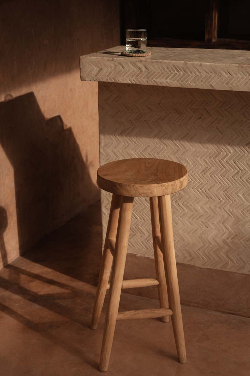 Lo sgabello da bar Kedut - Naturel Bazar Bizar
