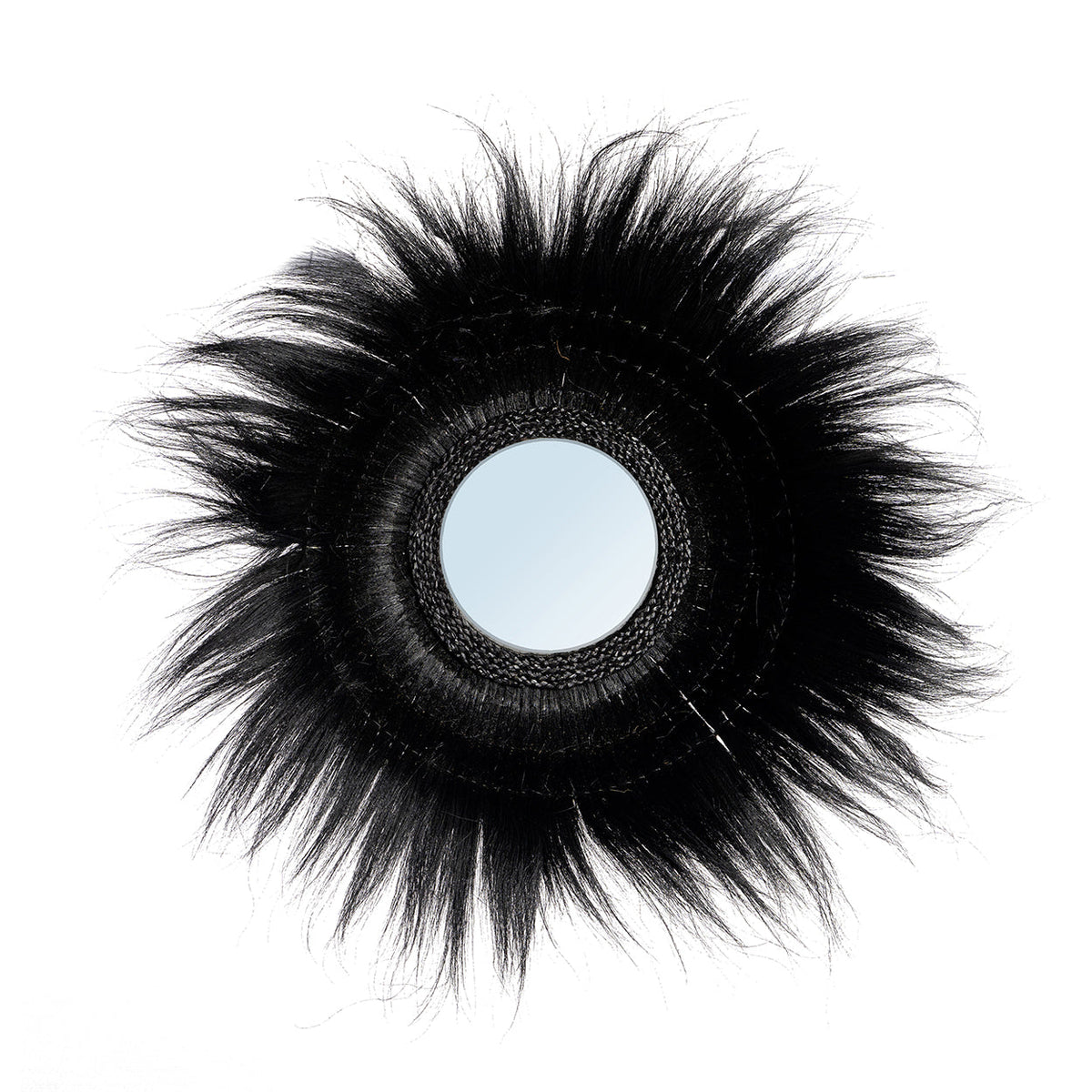 Lo specchio Sunken Forest - Nero 90x90cm