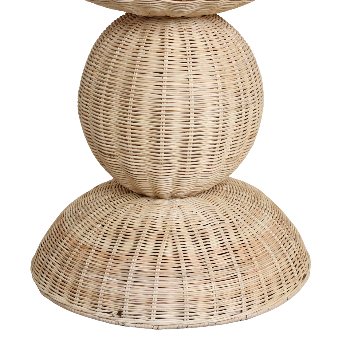 Lampada da terra Tao in rattan - 140 cm Raw Materials