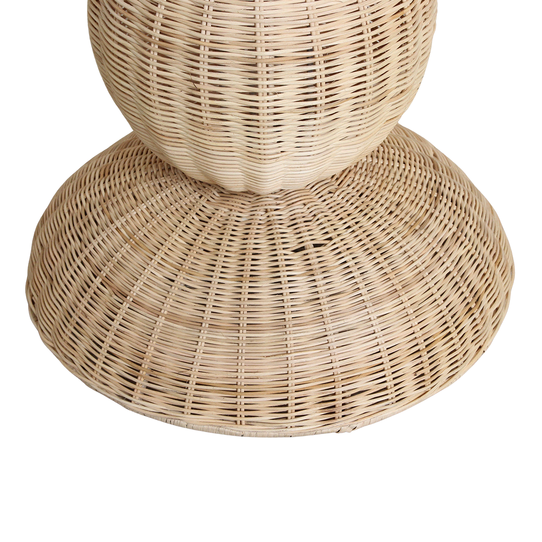 Lampada da terra Tao in rattan - 175 cm Raw Materials